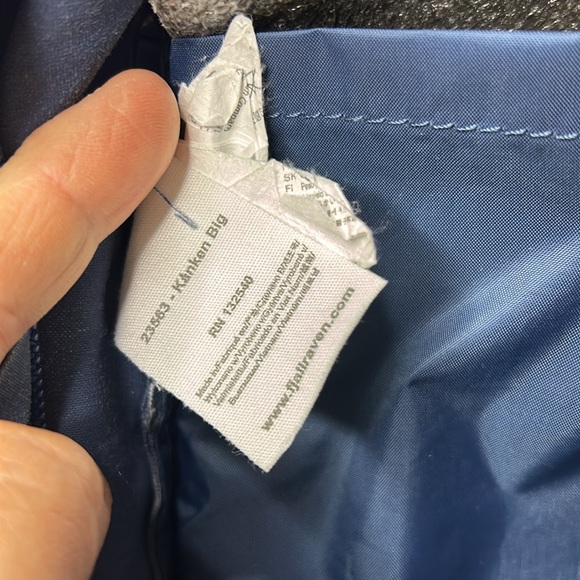Fjallraven Kanken Blue Backpack - Picture 7 of 11